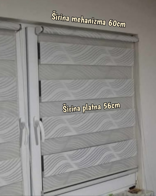 Zebra zavjese LIST (Na kačenje) - Slika 7