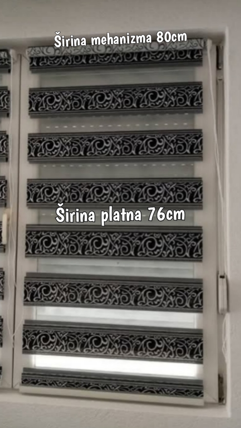 Zebra zavjese CVIJET (Na kačenje) - Slika 6
