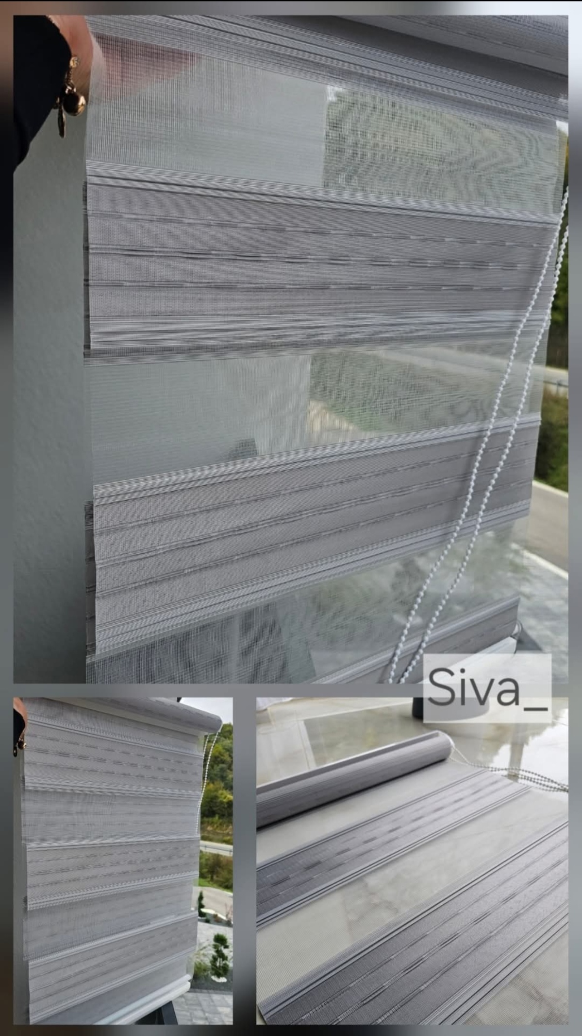 Zebra zavjese LINIJA (Na kačenje) - Slika 4